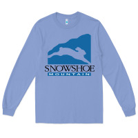 Colony Blue snowshoe mountain Long Sleeve Tee - minhPixels