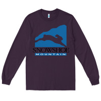 Plum snowshoe mountain Long Sleeve Tee - minhPixels