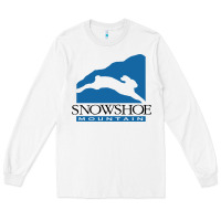 White snowshoe mountain Long Sleeve Tee - minhPixels