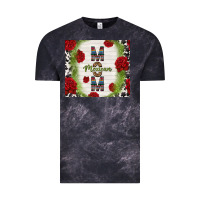 Cloud Black mexican mom with roses Vintage Tee - TumblerDesignByShophia