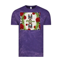 Cloud Purple mexican mom with roses Vintage Tee - TumblerDesignByShophia