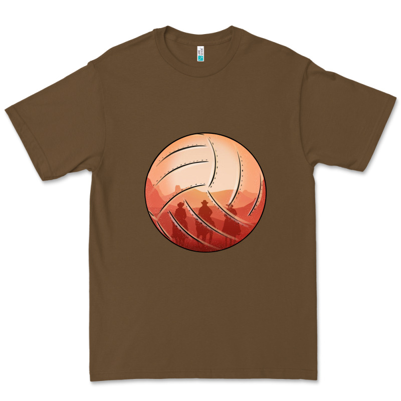 Cowboy Sunset Volleyball Premium Tee by Bettercallsaul | Teevron