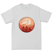 Dove Grey Cowboy Sunset Volleyball Premium Tee - Bettercallsaul