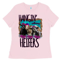 Bubblegum Pink Hangin With My Heifers Ladies Tee - Bettercallsaul