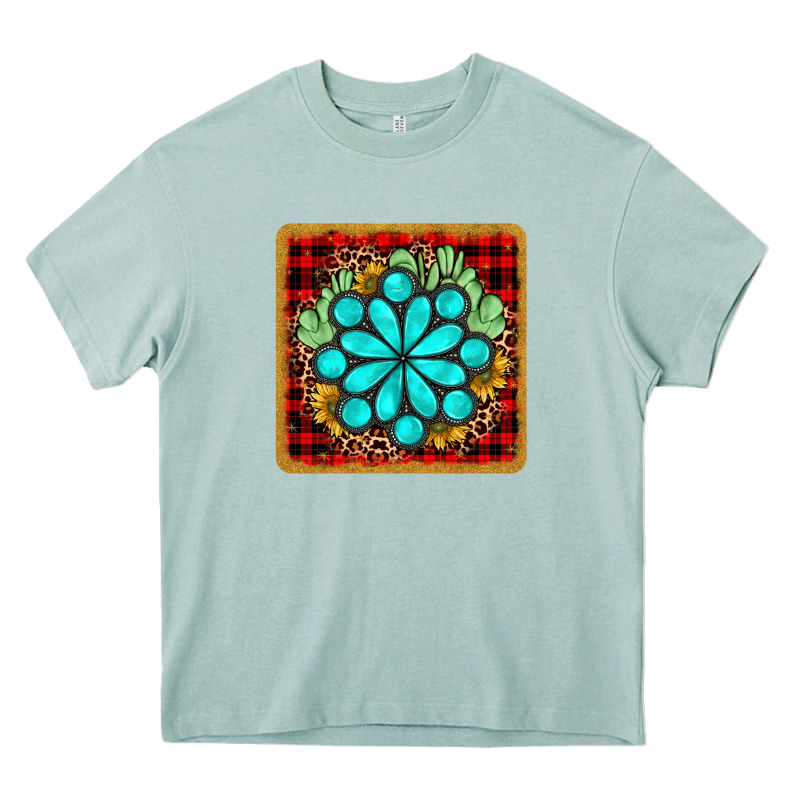 Gemstone Cactus Christmas Coaster Heavy Core Tee by JahusDesignShop | Teevron