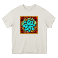 Cream gemstone cactus christmas coaster Heavy Core Tee - JahusDesignShop