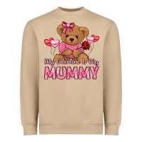 Mushroom my valentine is my mummy Heavyweight Sweatshirt - LillyAllenDesigns