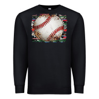 Black sports baseball background Premium Sweatshirt - Artiststas