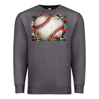 Charcoal Heather sports baseball background Premium Sweatshirt - Artiststas