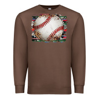 Chestnut sports baseball background Premium Sweatshirt - Artiststas