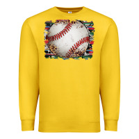 Lemon sports baseball background Premium Sweatshirt - Artiststas