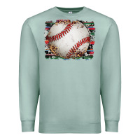 Seafoam sports baseball background Premium Sweatshirt - Artiststas
