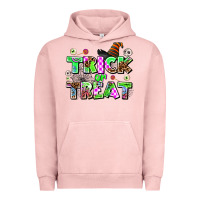 Pigment Salmon trıck or treat Urban Hoodie - AdoDesignShop