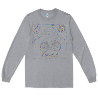Heather Grey Bicycle Day 1943  LSD Acid Trip  Druffi gift Long Sleeve Tee - minhPixels