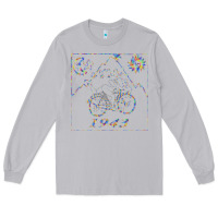 Moon Dust Bicycle Day 1943  LSD Acid Trip  Druffi gift Long Sleeve Tee - minhPixels