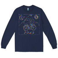 Navy Bicycle Day 1943  LSD Acid Trip  Druffi gift Long Sleeve Tee - minhPixels