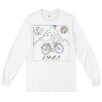 White Bicycle Day 1943  LSD Acid Trip  Druffi gift Long Sleeve Tee - minhPixels