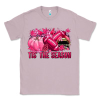 Lilac Tis' the season Football Breast Cancer Classic Tee - NancyCooperArtShop