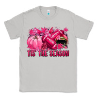 Moon Dust Tis' the season Football Breast Cancer Classic Tee - NancyCooperArtShop