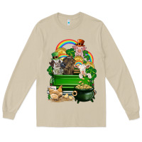 Mushroom St. Patrick's Day animal truck Long Sleeve Tee - CowGirlArtShop