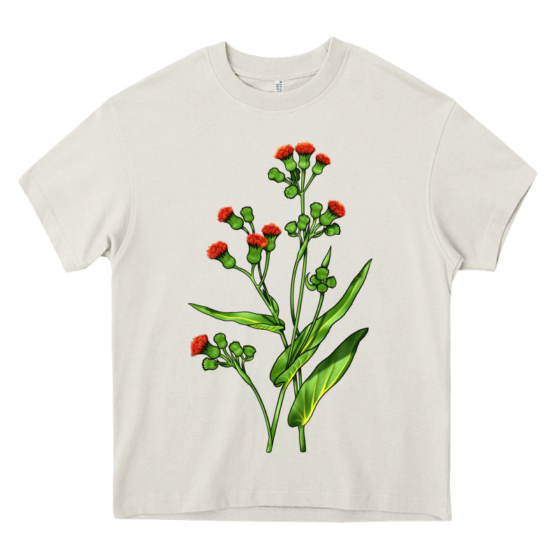 Tassel Flower Illustrations Heavy Core Tee by LillyAllenDesigns | Teevron