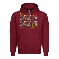 Burgundy hey batter batter swing Zipper Hoodie - SublimationCraftShop