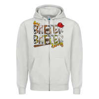 Dove Grey hey batter batter swing Zipper Hoodie - SublimationCraftShop