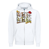 White hey batter batter swing Zipper Hoodie - SublimationCraftShop