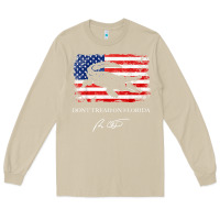 Mushroom Don_t Tread On Florida Governor Ron DeSantis 2022 USA Flag Long Sleeve Tee - minhPixels