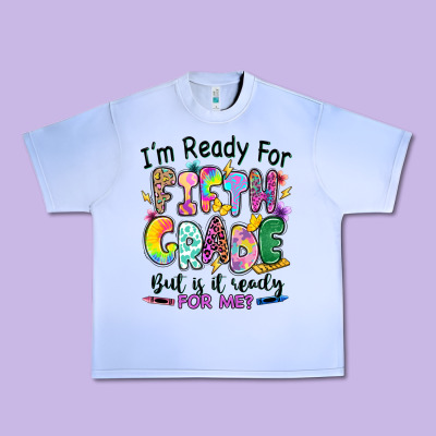 I'm Ready For Fifth Grade But Is It Ready For Me Urban Heavy Tee Designed By Ranaportraitstore