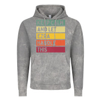 Cloud Rock Keep Calm And Let Ezra Handle This Funny Retro Quote Vintage Hoodie - minhPixels