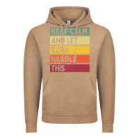 Vintage Coffee Keep Calm And Let Ezra Handle This Funny Retro Quote Vintage Hoodie - minhPixels