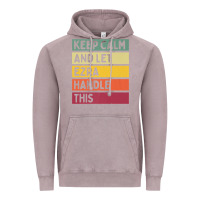 Vintage Zinc Keep Calm And Let Ezra Handle This Funny Retro Quote Vintage Hoodie - minhPixels