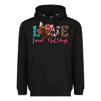 Black love french bulldogs Heavyweight Hoodie - Artiststas