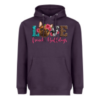 Plum love french bulldogs Heavyweight Hoodie - Artiststas