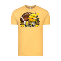 Vintage Mustard Touchdown season American Football yellow team Vintage Tee - HowdyJamesFarm