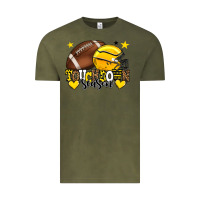 Vintage Olive Touchdown season American Football yellow team Vintage Tee - HowdyJamesFarm