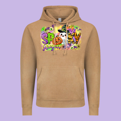 Its Spooky Season Vintage Hoodie Designed By Cowgirlartshop