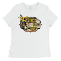 White life is better in boots Ladies Tee - Bettercallsaul