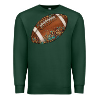Sports Green western football leopard turquoise pattern Premium Sweatshirt - Artiststas