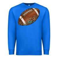 True Royal western football leopard turquoise pattern Premium Sweatshirt - Artiststas
