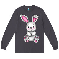 Smoke Cute bunny Easter Long Sleeve Tee - CowGirlArtShop