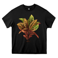 Black Croton Heavy Core Tee - LillyAllenDesigns