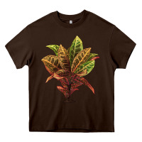 Chocolate Brown Croton Heavy Core Tee - LillyAllenDesigns