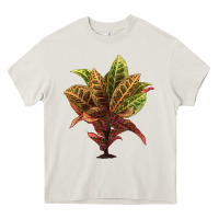 Cream Croton Heavy Core Tee - LillyAllenDesigns