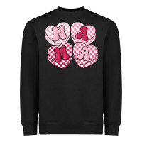 Black mama candy hearts Heavyweight Sweatshirt - LillyAllenDesigns