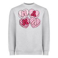 Heather Grey mama candy hearts Heavyweight Sweatshirt - LillyAllenDesigns