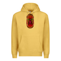 Antique Gold african masks 3 Premium Hoodie - BundleAndBundleShop