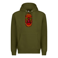 Army Green african masks 3 Premium Hoodie - BundleAndBundleShop