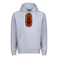 Heather Grey african masks 3 Premium Hoodie - BundleAndBundleShop